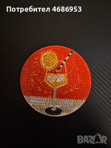 Диамантени поставки за чаши, снимка 6 - Декорация за дома - 52915020