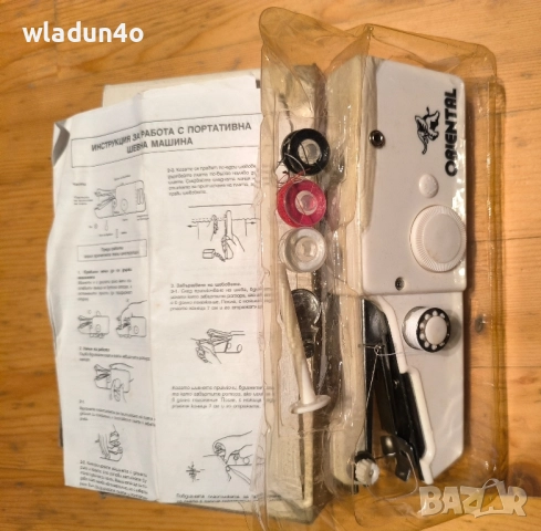 Портативна шевна машина-14лв, снимка 3 - Шевни машини - 52245265