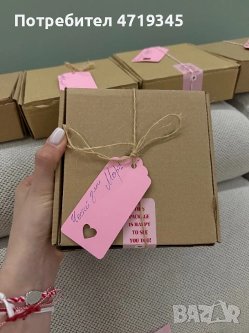 Подаръчна кутия за 8-ми Март, снимка 6 - Декорация за дома - 53699316