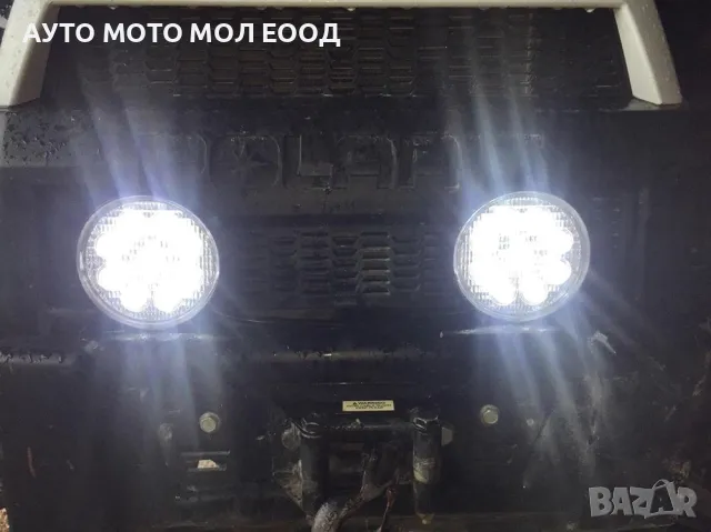 27W LED Диоден халоген с 9 диода - 12/24V, снимка 6 - Аксесоари и консумативи - 50261490