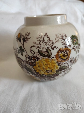 старинна английска ваза masons в отлично състояние