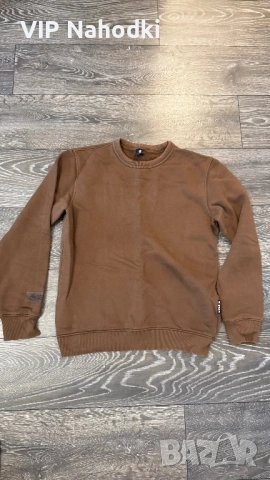 Суичър G-Star RAW в кафяв цвят., снимка 4 - Суичъри - 52591052