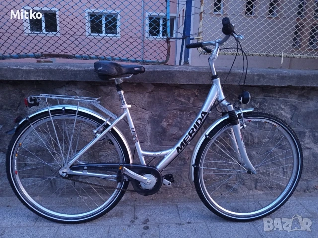 28 цола алуминиев велосипед с 7 скорости усилени капли амортисьори предни като нов , снимка 2 - Велосипеди - 50739714