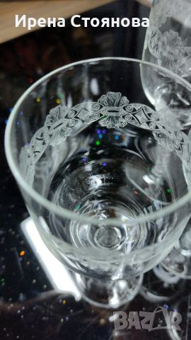 Комплект 6 чаши за ракия, кристалин Bohemia. , снимка 10 - Чаши - 45718775