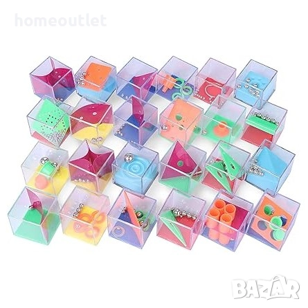 ПРОМОЦИЯ 3D Мини Лабиринт / Балансиращ Пъзел - 24 части - HEREFUN X001214U8R , снимка 3 - Образователни игри - 52837025