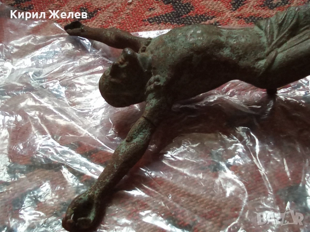 Стара метална фигура на Исус Христос 53662, снимка 18 - Други ценни предмети - 53392925