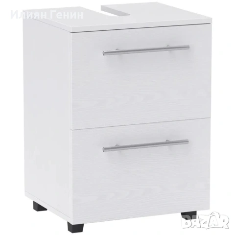 Шкаф за баня HOMCOM, шкаф за мивка 