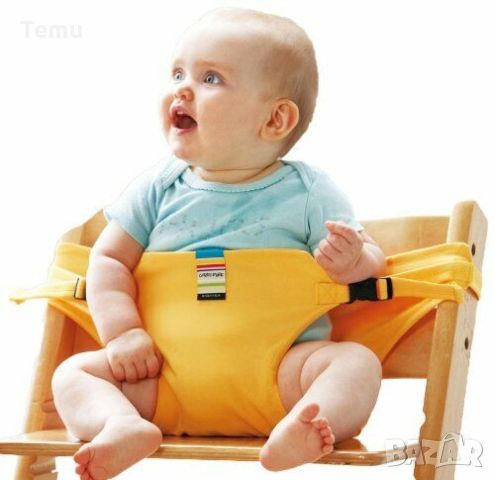 Nippon Tex Japan Genuine сгъваем бебешки колан за стол  за хранене Бебешки колан за хранене