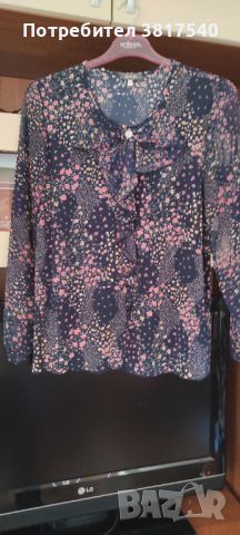 Дамска копринена блуза , снимка 1 - Ризи - 45113565
