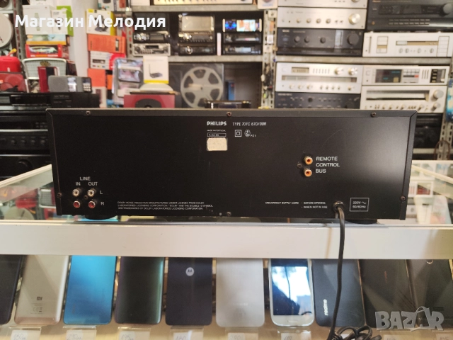 Касетен дек Philips FC670 Отлично техническо състояние, добър външен вид., снимка 7 - Декове - 51769951