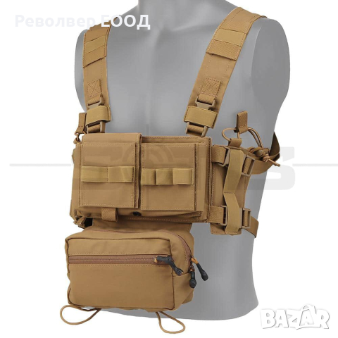 ТАКТИЧЕСКА ЖИЛЕТКА PMC MICRO D CHEST RIG – TN, снимка 7 - Екипировка - 45056902