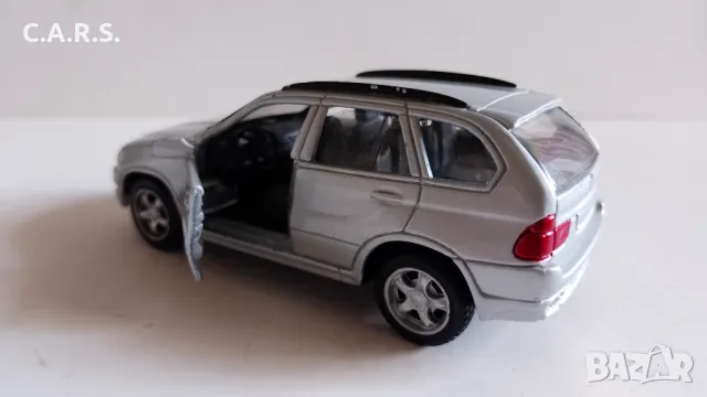 Maisto BMW X5 Silver 1/42, снимка 2 - Колекции - 49269971