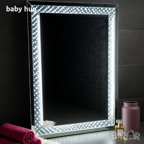 Луксозно огледало с кристали, снимка 4 - Други - 51743246