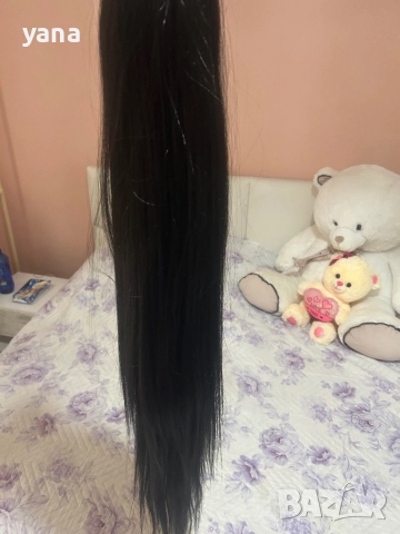 Естествена опашка -200 гр -70 см, снимка 3 - Аксесоари за коса - 52568809
