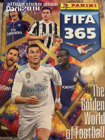 Panini: FIFA365. Official sticker album 2018-албум с лепенки