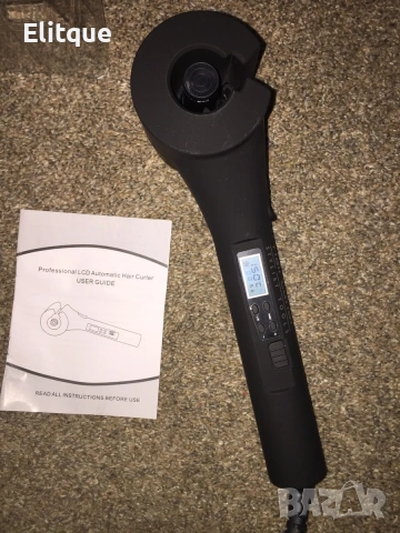 ✨ Високотехнологична керамична преса за къдрене на коса с LED дисплей – черна ✨, снимка 2 - Други - 53251544