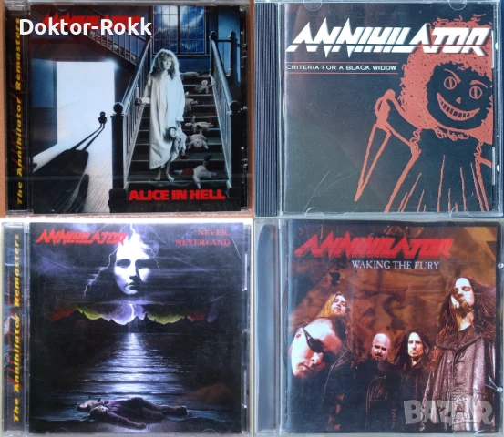 Annihilator – оригинални и неофициални CD издания