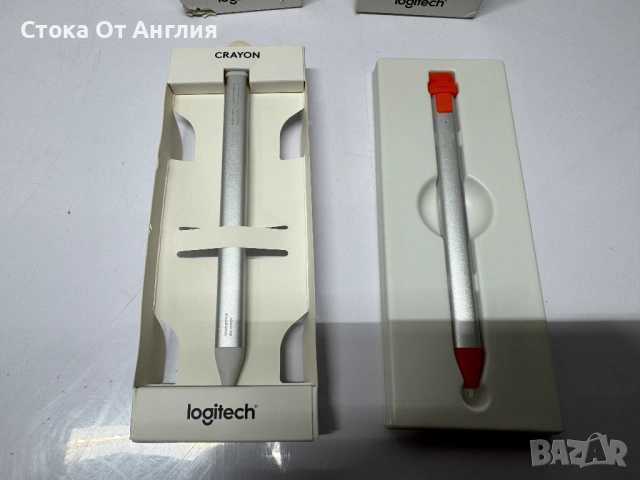 Писалка за таблет LOGITECH Crayon за iPad, Сива, снимка 2 - Друга електроника - 53824745
