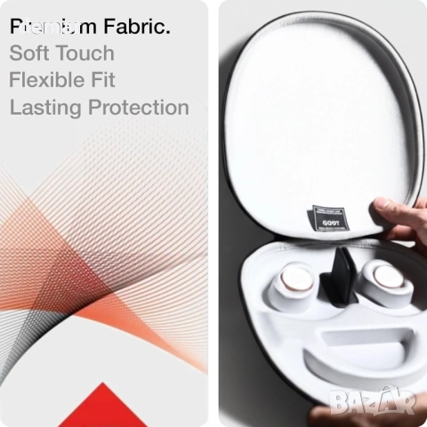 GODT Smart Case за слушалки AirPods Max, твърд защитен калъф, черен, снимка 8 - Слушалки и портативни колонки - 51744139