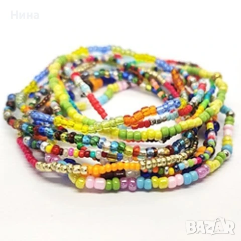 Любов към Слънцето ☀️ 10 гривнички – 10 порции цвят, светлина и настроение 🌈🧡, снимка 4 - Гривни - 50640394