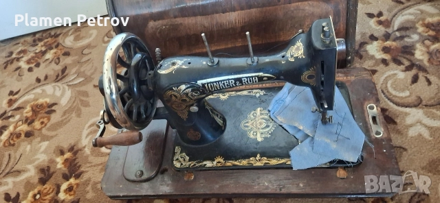 Корабен фенер и шевна машина JOHKER&RUH, снимка 14 - Антикварни и старинни предмети - 41264124