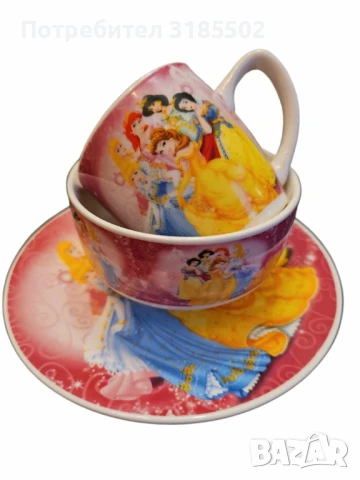 Детски комплект с Анимационни герои от 3 части, чашка, чинийка и купичка/ПРОМОЦИЯ - Супер цена, снимка 7 - Сервизи - 51277123