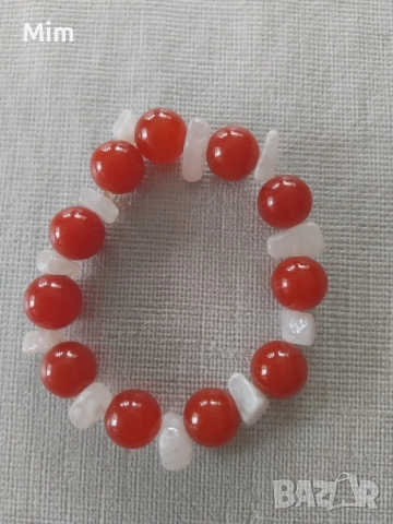 Гривни от естествени перли, снимка 4 - Гривни - 52016585