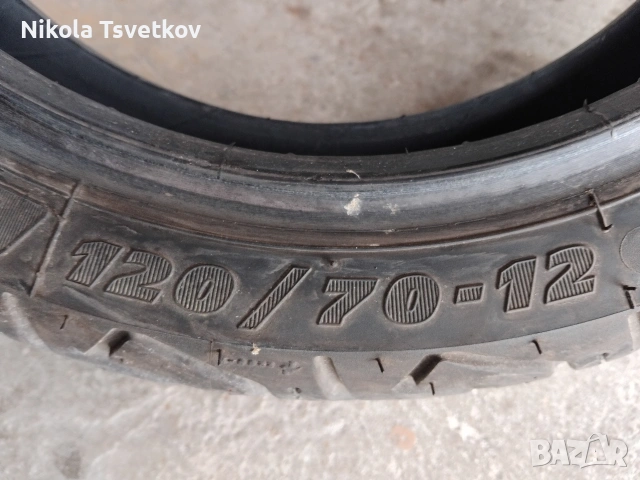 120/70-12 Michelin City Grip, снимка 7 - Гуми и джанти - 54076668