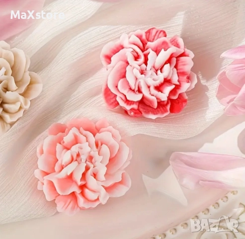 3D карамфил Силиконов молд форма за свещи гипс сапун смола фондан за декорация на торта 