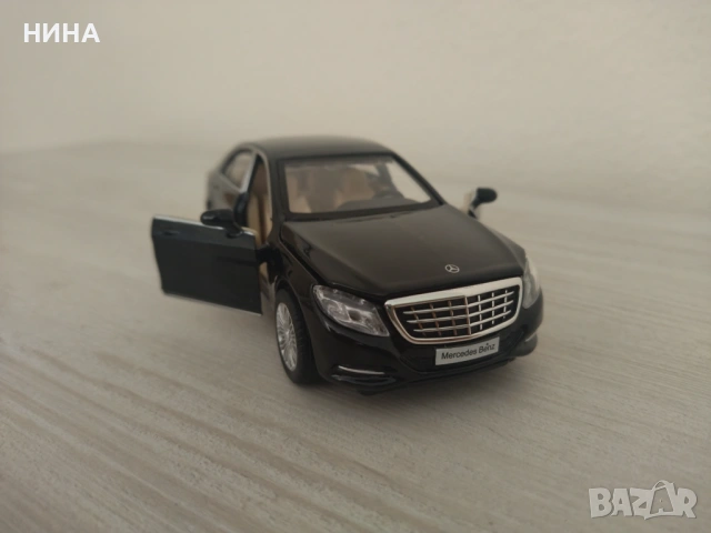 Метална количка Mercedes -Benz S 600 !!, снимка 2 - Колекции - 53649036