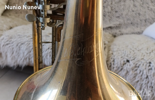 Вентилтромбон Welklang B 4 вентила, снимка 2 - Духови инструменти - 53164665