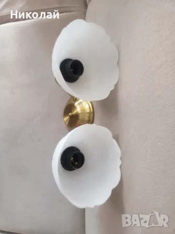 Продавам двоен Месингов аплик за стена, снимка 12 - Лампи за стена - 50251379