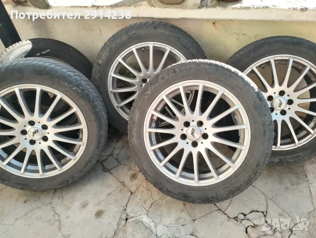 Продавам 4 броя 17- ки AEZ 5x100, снимка 9 - Гуми и джанти - 47220094