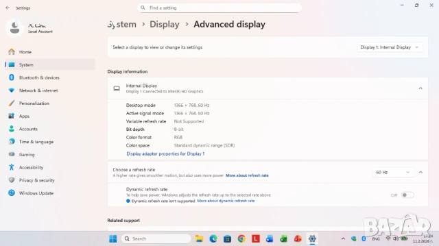 Lenovo ThinkPad e11 11.6 inch | Intel Celeron N2920 4x2.00 Ghz|4GB RAM| 256GB SSD |Windows 11|laptop, снимка 5 - Лаптопи за дома - 53385812