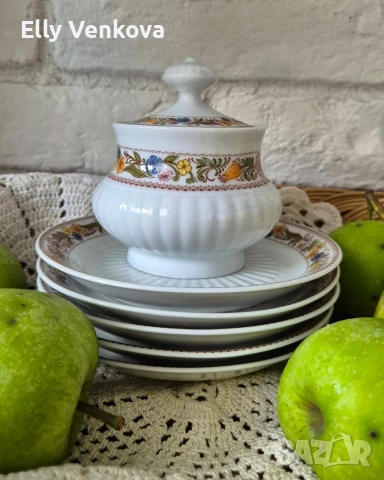 Порцеланов сервиз за чай Mitterteich , снимка 5 - Сервизи - 52888137