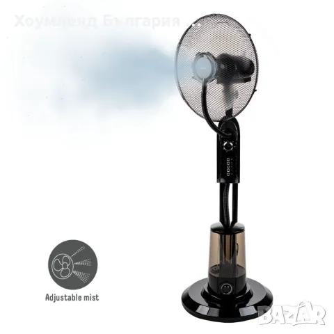 Вентилатор с водна мъгла Muhler 75W 3.2L, снимка 5 - Вентилатори - 48767945