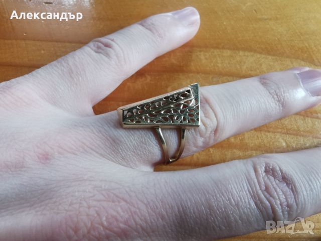 Дамски златен пръстен 14к 3,66 гр. , снимка 5 - Пръстени - 45369629