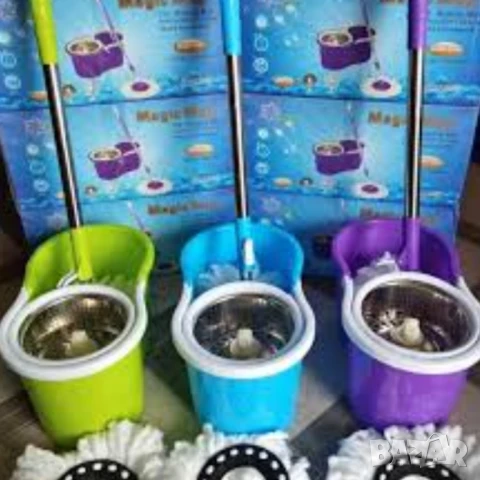 🔥 Spin Mop 360 – Супер Почистване Без Усилие! 🔄🧼 