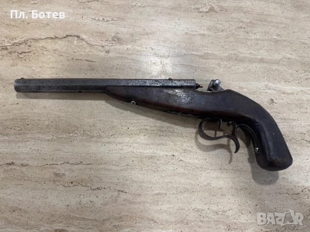 Рядък капсулен пистолет, пищов, револвер, снимка 5 - Антикварни и старинни предмети - 52042090