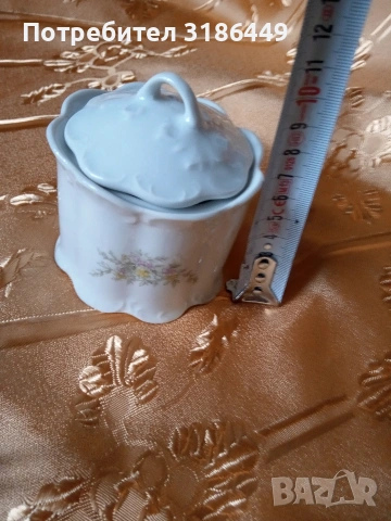 Българска порцеланова захарница, снимка 3 - Сервизи - 53069247