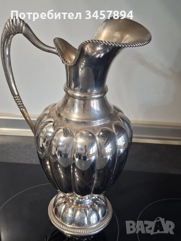 Испанска сребърна кана, снимка 3 - Антикварни и старинни предмети - 52811021