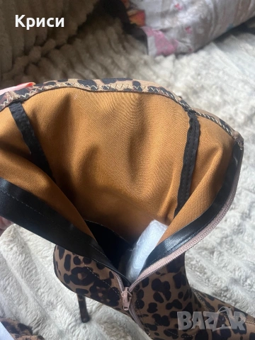 Дамски тигрови боти, снимка 8 - Дамски боти - 53132266