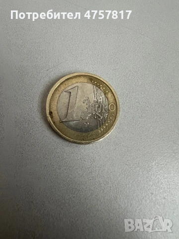 Монета 1 евро Италия витровинския  човек на Леонардо да Винчи  2002, снимка 2 - Други оферти за работа - 53745800