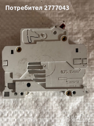 Автоматичен предпазител Moeller FAZ G16A (16A, 220/380V), снимка 2 - Резервни части за машини - 53640486