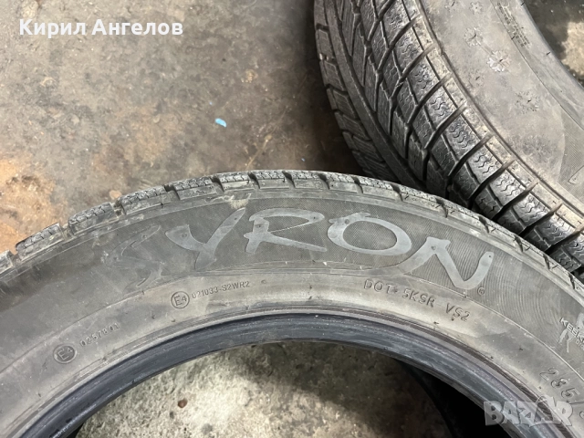 4 бр. зимни гуми Syron 235/55/17 (Дот 2519), снимка 2 - Гуми и джанти - 52509103