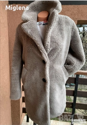 Дамско палто teddy bear ZARA , снимка 3 - Палта, манта - 53084665