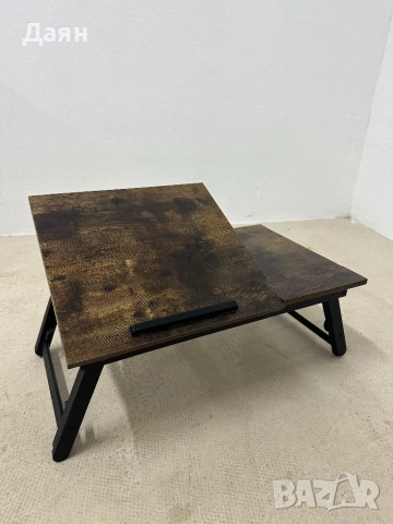 Бюро за лаптоп за легло, диван, поднос за закуска SONGMICS, снимка 4 - Бюра - 52711355