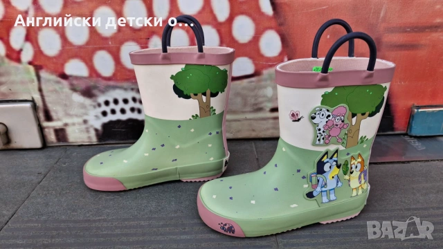 Английски детски гумени ботуши-BLUEY , снимка 3 - Детски боти и ботуши - 54196841