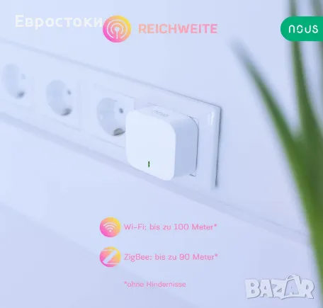 Смарт хъб NOUS E1 ZigBee Gateway, ZigBee 3.0, Bluetooth, Smart Life/Tuya App. ZigBee 3.0 и Tuya Blue, снимка 7 - Друга електроника - 47123955