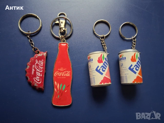 Лот Стари Рекламни Ключодържатели Кока Кола Фанта, снимка 5 - Колекции - 53988514